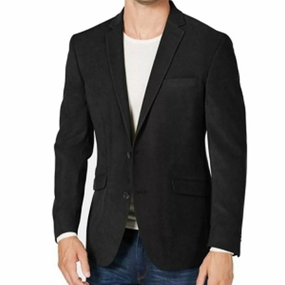 Kenneth Cole Reaction Other - Kenneth Cole Black Velvet Slim Fit Sport Coat NWT